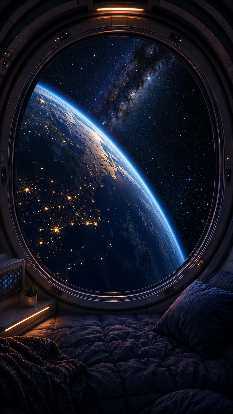 Deep space breathing place artwork